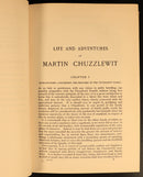 1912 Martin Chuzzlewit by Charles Dickens Antique Fiction Book Gresham V7-8