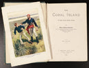 1905 The Coral Island by R.M. Ballantyne Antique Scottish Fiction Book-2