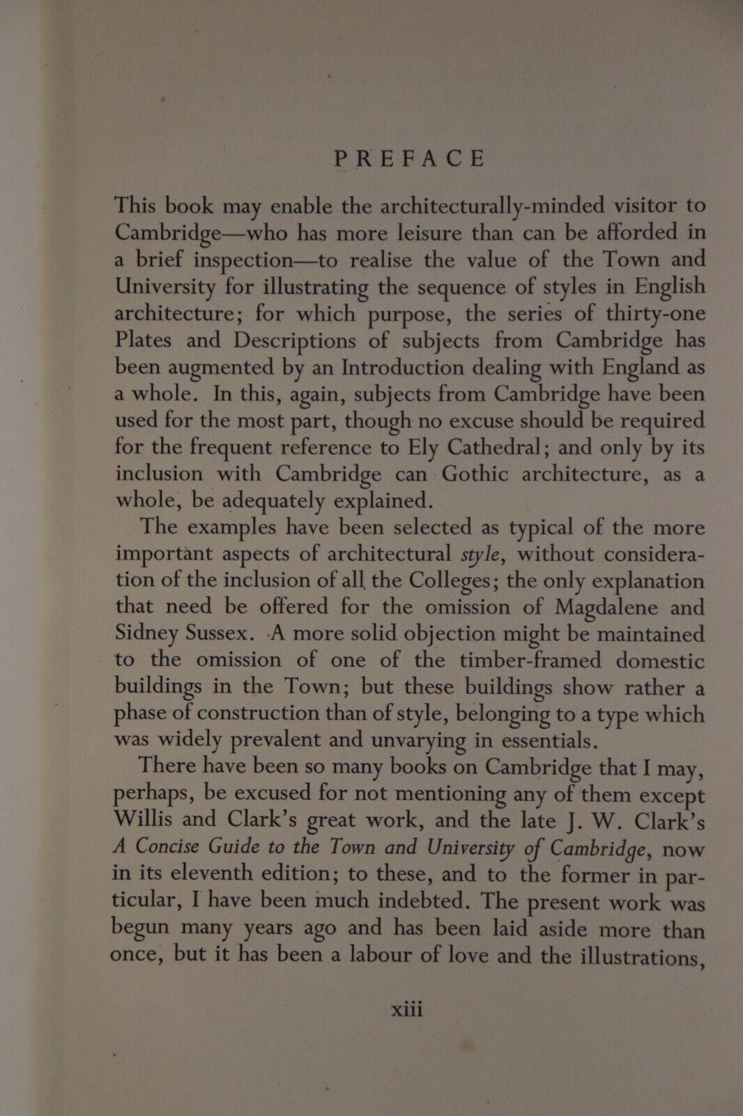 1942 Architecture In Cambridge: Theodore Fyfe Antique British Architecture Book