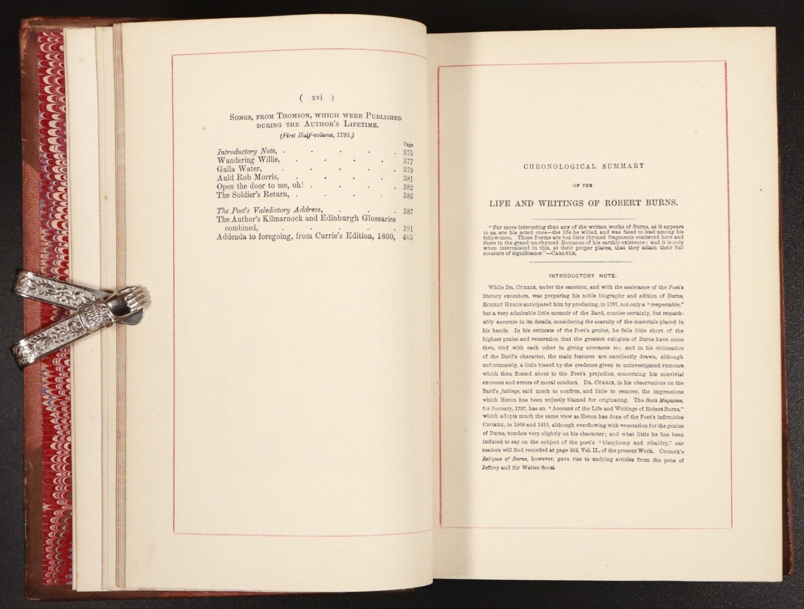 1887 2vol Poetical Works Of Robert Burns Antique History Book Set Leather Bind