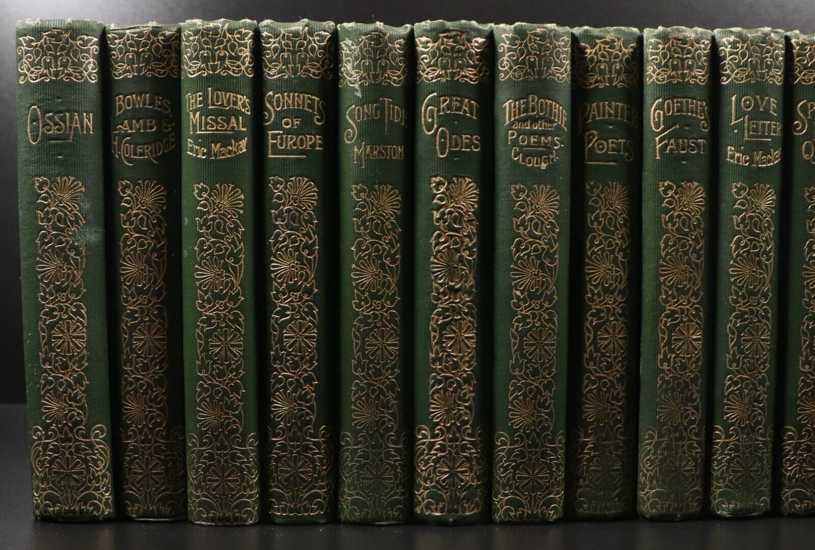 1888 41vol The Canterbury Poets Walter Scott Publishing Antique Poetry Books