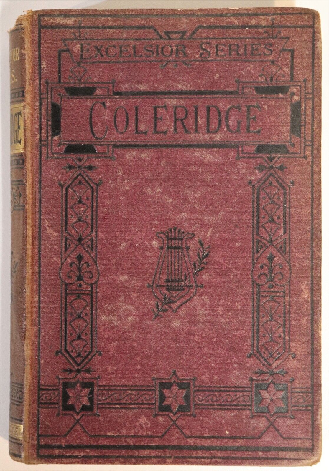 c1885 The Poetical Works Of Samuel Taylor Coleridge Antique Poetry Book Fiction