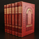 The Casquet Of Literature by Charles Gibbon 6vol c1877 Antique History Book Set-1