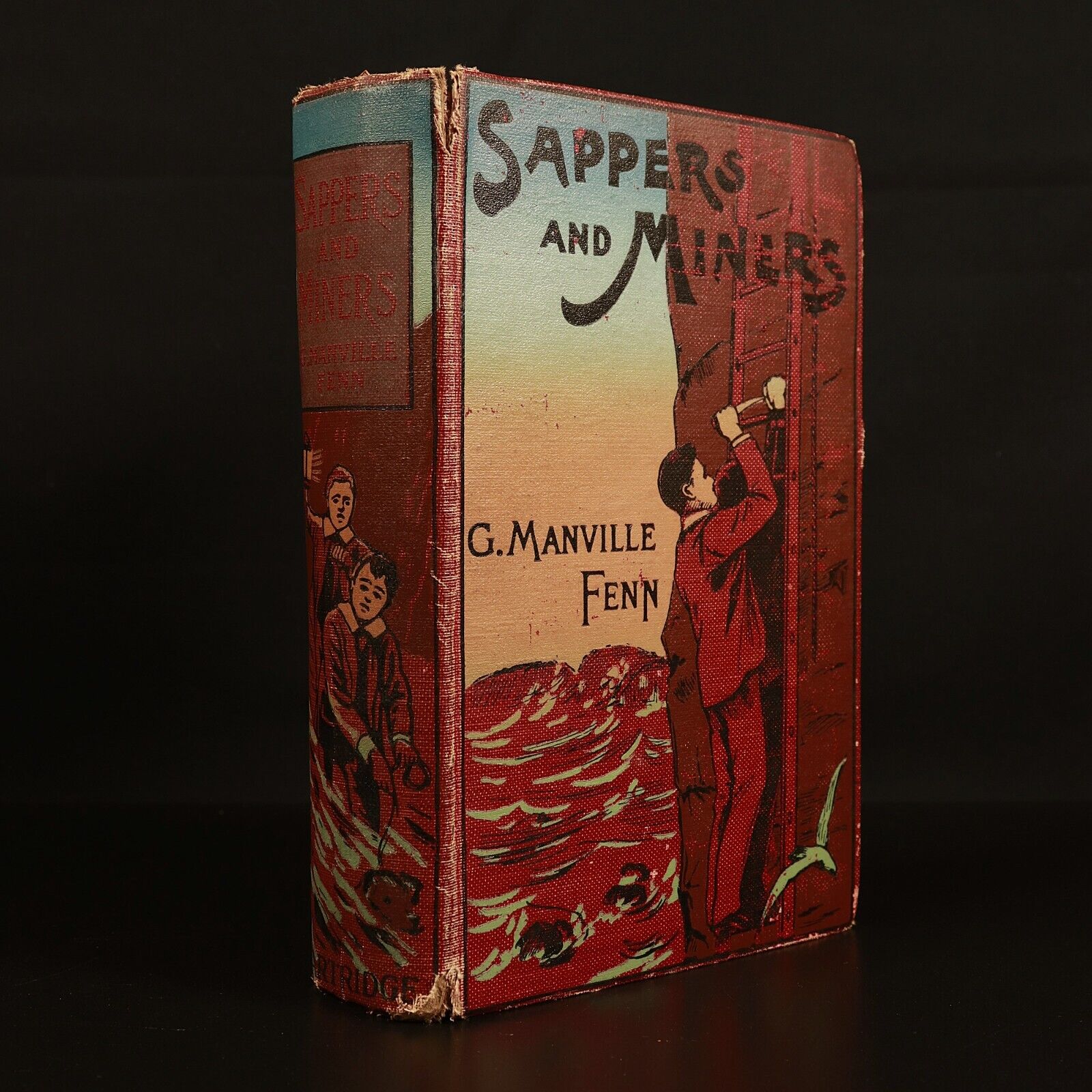 c1910 Sappers & Miners by Geo. Manville Fenn Antique British Fiction Book