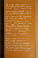 1976 Buying Antiques In Australia 1st Edition Antique Collecting Reference Book-2