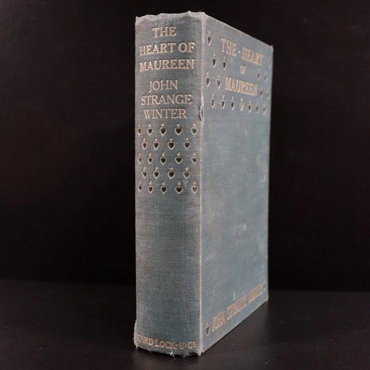 1910 The Heart Of Maureen by John Strange Winter Antique British Fiction Book