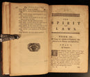 1750 The Spirit Of The Laws by M. De Secondat Antiquarian Legal History Book V2-9