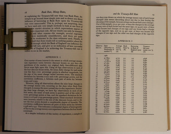 1970 Essays In Money & Banking Vintage British Banking & Finance Book