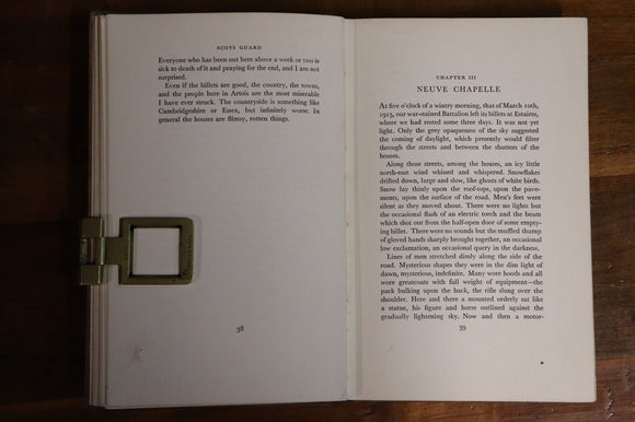 1934 Scots Guard by Wilfrid Ewart 1st Edition Antique Military WW1 Book