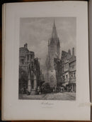 c1875 Picturesque Europe - Division 16 Rare Antiquarian Engravings Plates Book-4