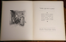 1890 The Quiet Life: Versus By Various Hands 1st Edition Antique Poetry Book-2