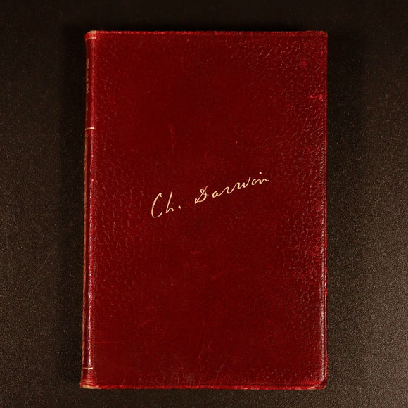 c1920 Journal Of Researches HMS Beagle by Charles Darwin Antique History Book