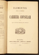 1883 Elementos Para El Ejercicio De La Carrera Consular Antique Reference Book-6
