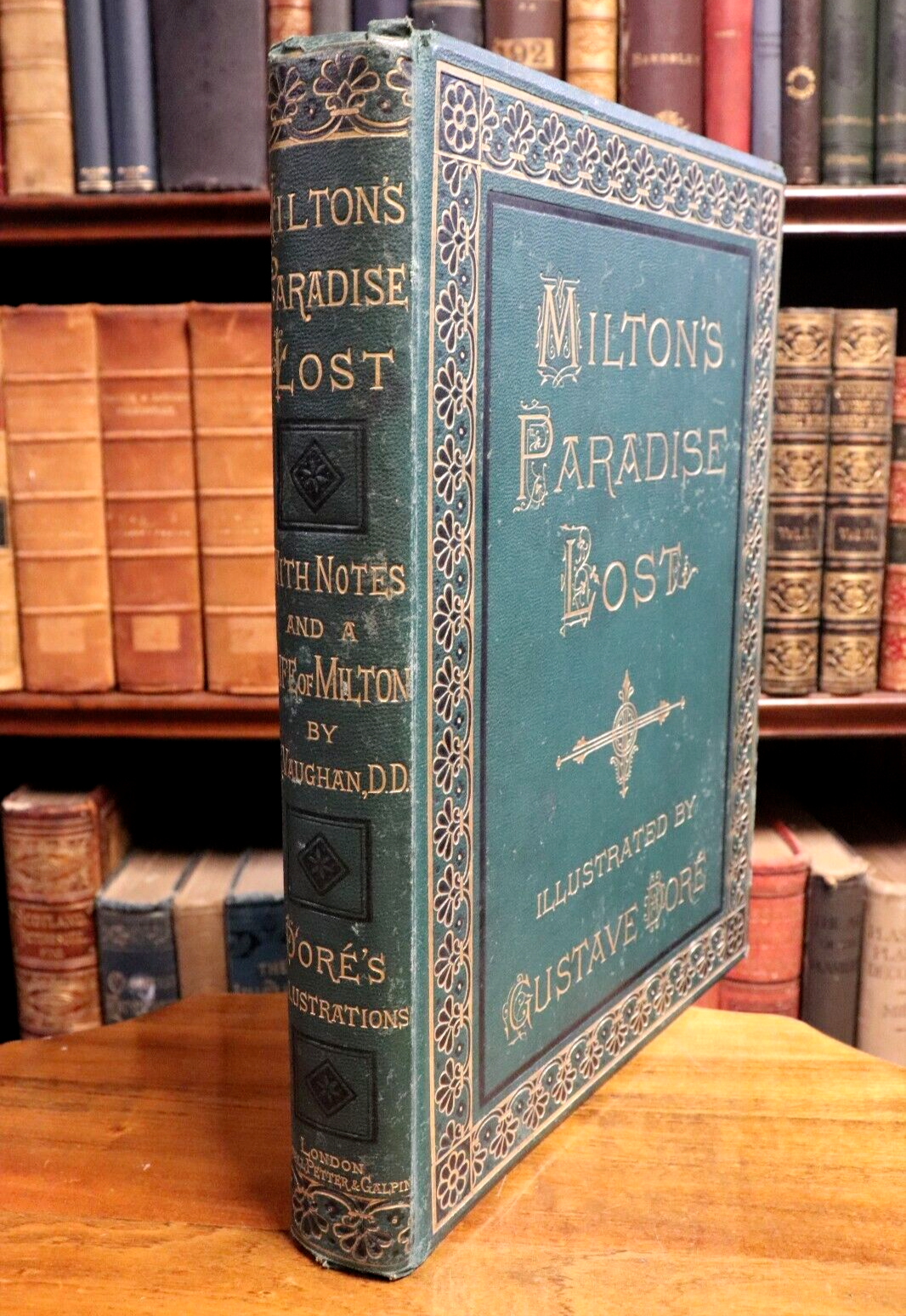 c1880 Milton's Paradise Lost: Gustave Dore Antiquarian Book Engravings - 0