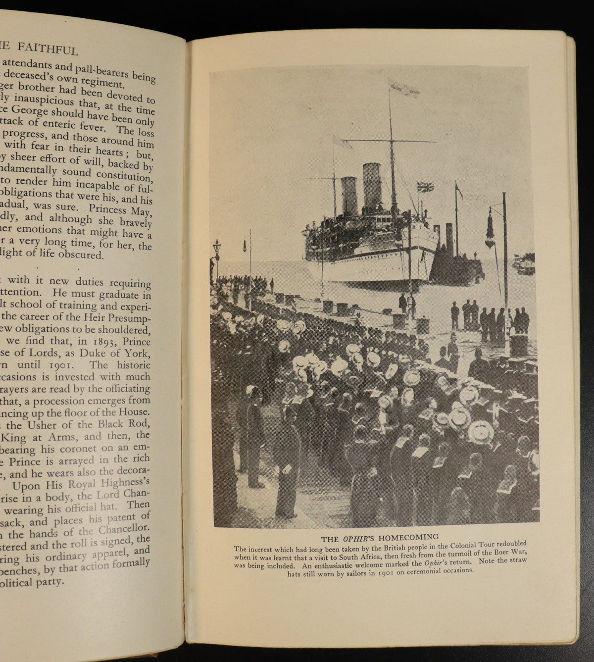 c1936 George The Faithful Life Of George V Antique British Royal Histo ...
