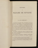 1867 Lettres Choisies De Madame De Sevigne Antique French Literature Book-4