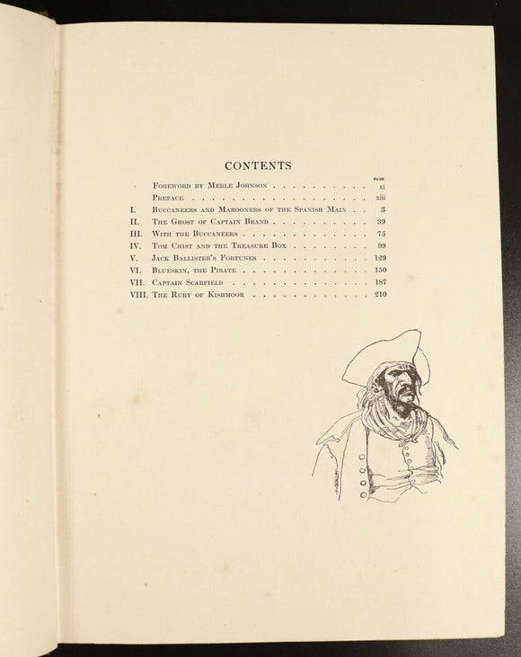 1921 Howard Pyle's Book Of Pirates Antique Childrens Book 1st Ed W/Dust Jacket