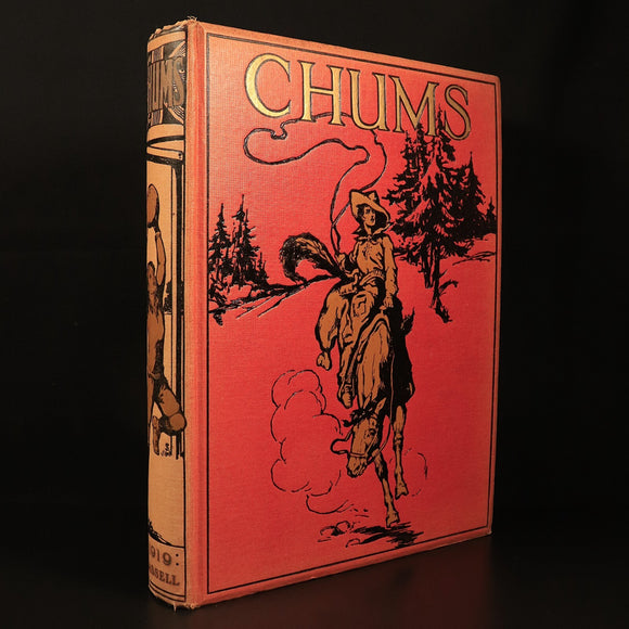 Chums 1919 Illustrated Paper For Boys Antique Illustrated British Childrens Book