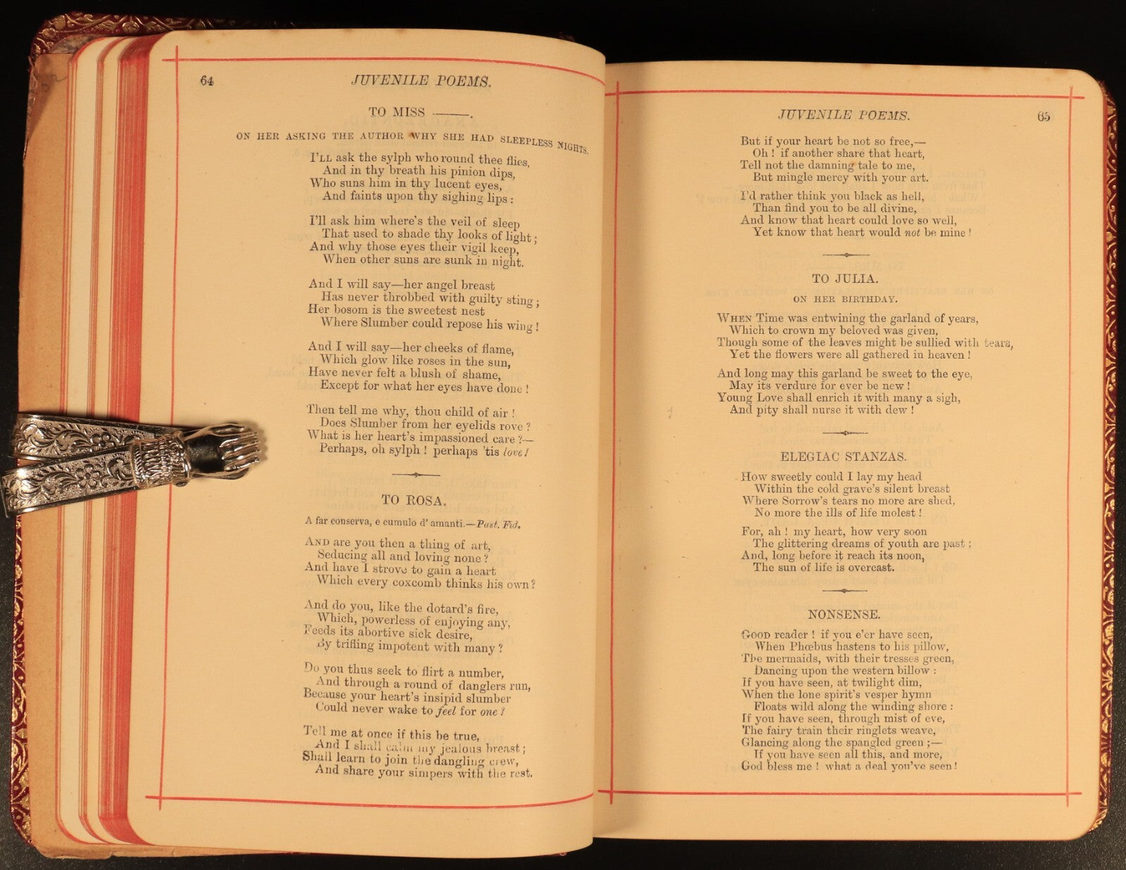 c1905 The Poetical Works Of Thomas Moore Illustrated Antique Irish Poetry Book
