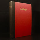 1926 Abbeys by M.R. James Antique British Church Architecture Reference Book-1