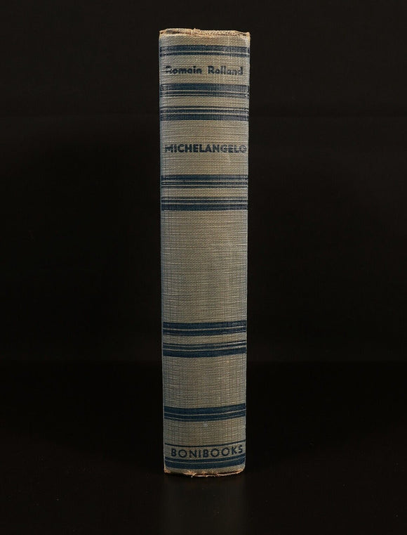 c1935 Michelangelo Romain Rolland Antique Art History Book Les Maitres de l'Art