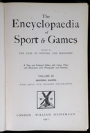 1911 4vol The Encyclopaedia Of Sport & Games Antique Book Set-14