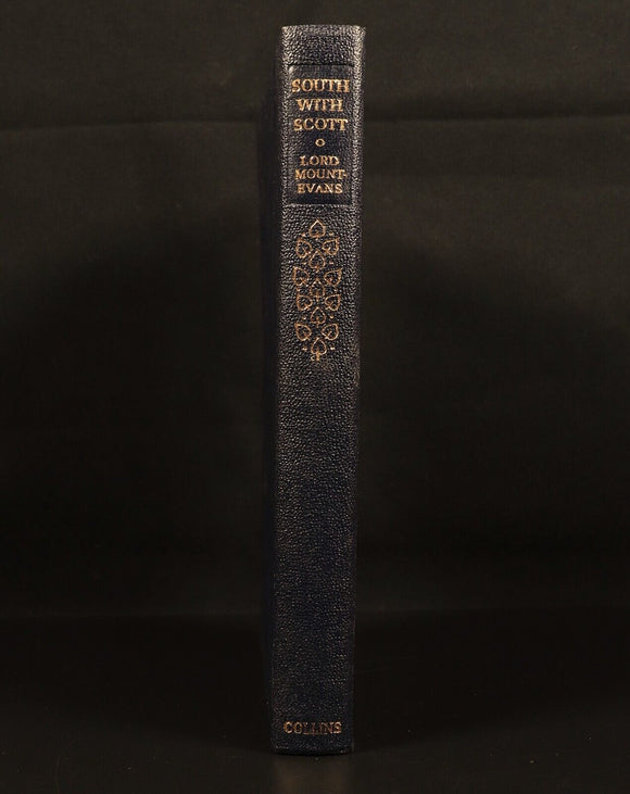 1966 South With Scott by Lord Mountevans Australian Antarctic Exploration Book