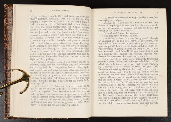 1880 Magnum Bonum by Charlotte M. Yonge Antique British Fiction Book
