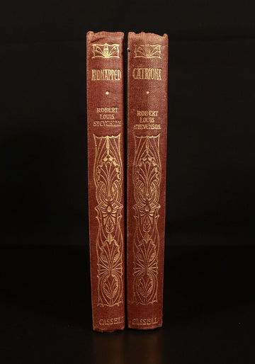 1918 2vol Kidnapped & Catriona by R.L. Stevenson Antique Literature Books - 0