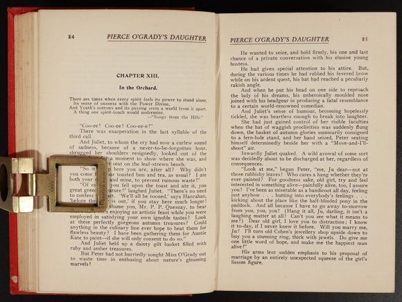 c1928 Pierce O' Gradys Daughter by MM Knowles 1st Ed. Australian Fiction Book