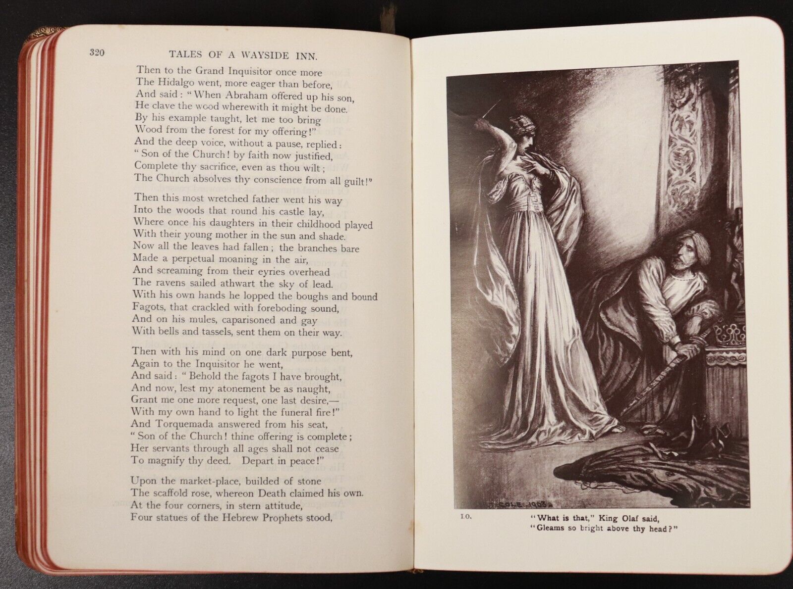 c1900 The Poetical Works Of Henry Longfellow Intro Jerrold Antique Poetry Book