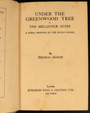 c1930 Under The Greenwood Tree by Thomas Hardy Antique Fiction Book Leather-5