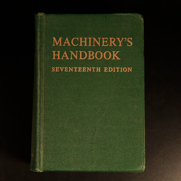 Machinery's Handbook by Oberg & Jones 1964 Vintage Engineering Reference Book