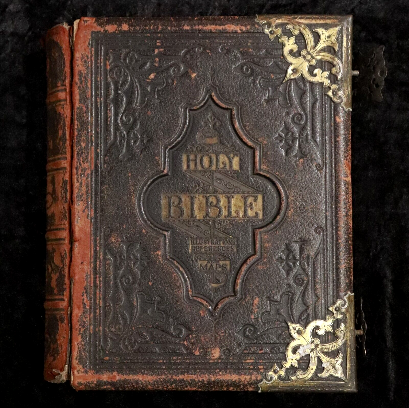 c1885 Holy Bible Commentary by Scott & Henry by Rev John Eadie Antiquarian Bible