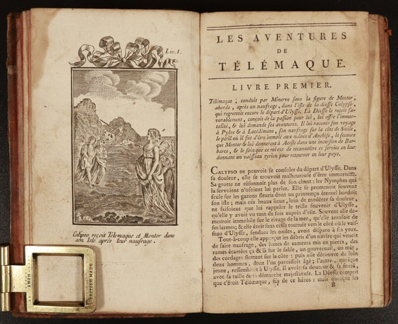 1804 Les Aventures de Télémaque by M. De Fenelon Antiquarian Literature Book