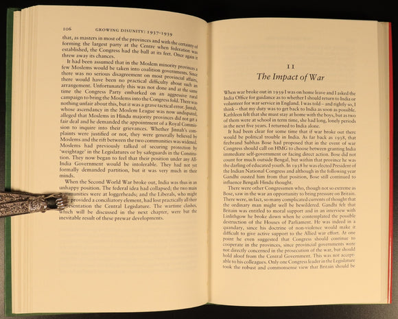 Vignettes Of India by Percival Griffiths 1985 British India History Book 1st Ed