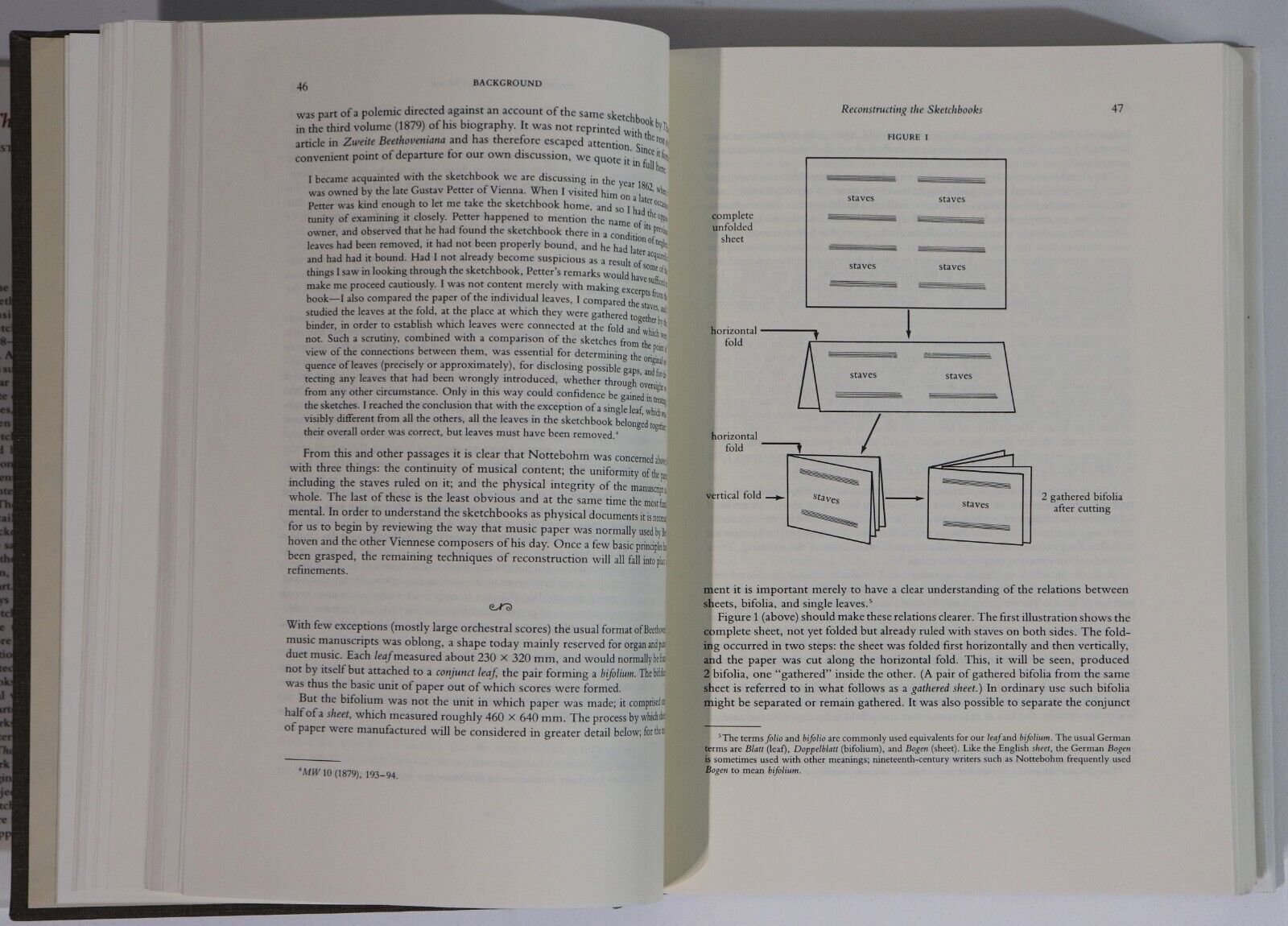 1985 The Beethoven Sketchbooks by Douglas Johnson Music History Reference Book