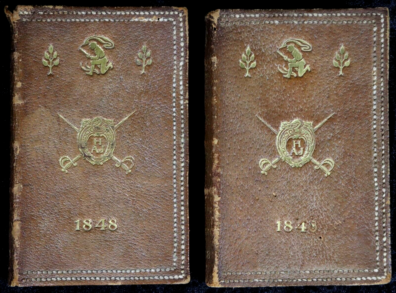 1848 2vol Field Sports In The United States Antiquarian Sport Book Set USA - 0