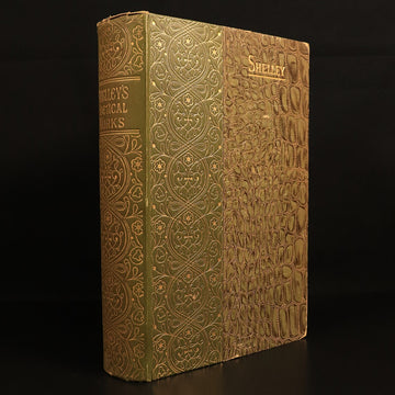 The Poetical Works Of Percy Bysshe Shelley c1895 Rossetti Antique Poetry Book