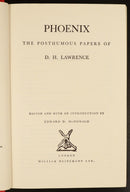 1961 Phoenix: Posthumous Papers Of D.H. Lawrence British Literature History Book-3