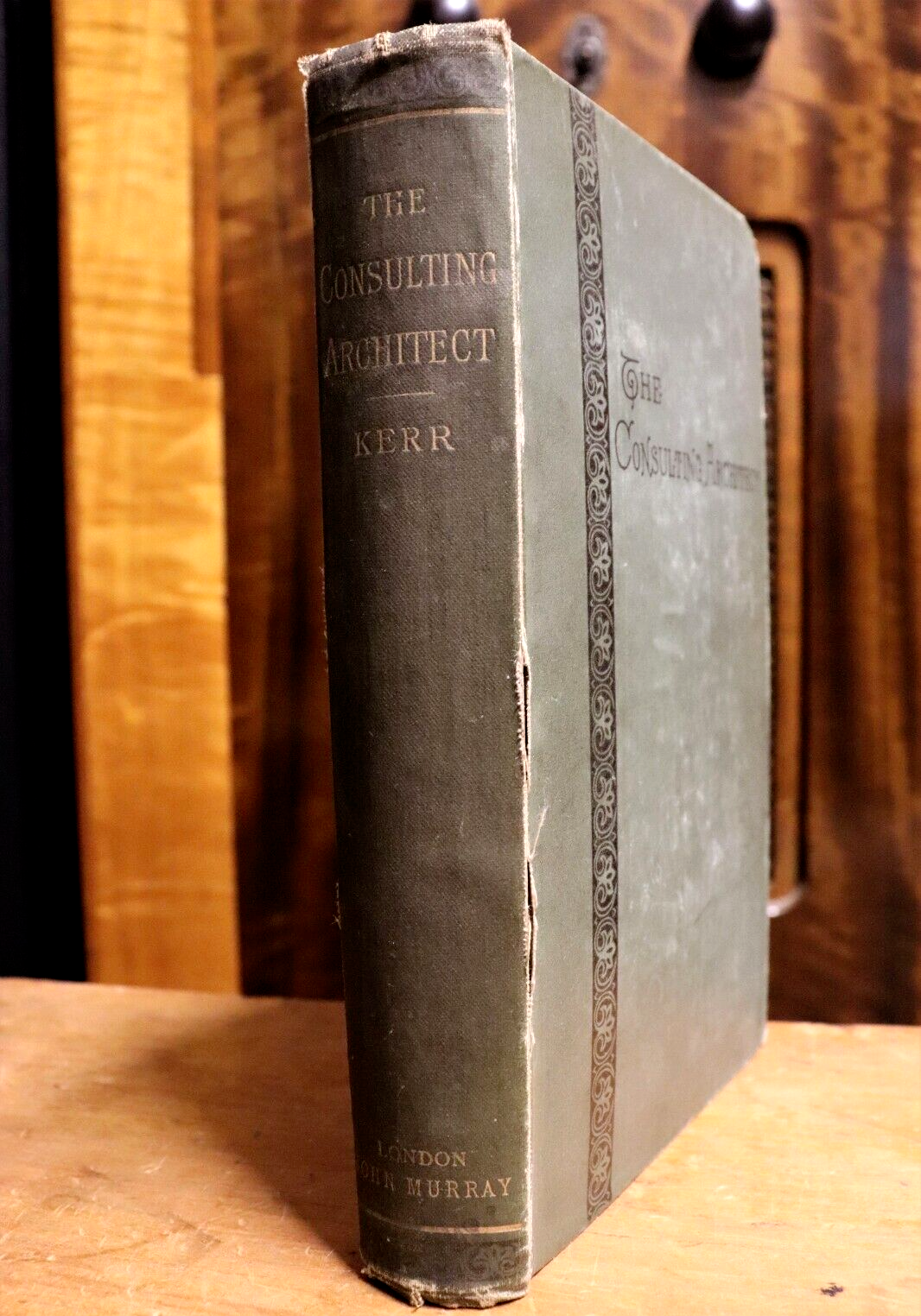 1886 The Consulting Architect by Robert Kerr Antique Architecture Reference Book