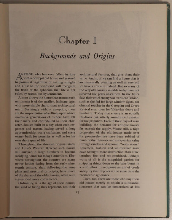 1967 Old American Houses by H&O Williams Vintage American Architecture Book