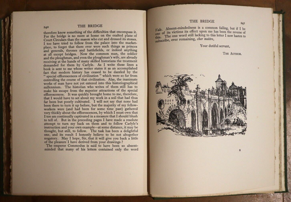 1926 The Bridge by Frank Brangwyn 1st Edition Antique Architecture History Book