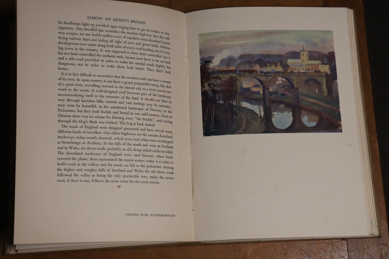 1939 Albion: An Artists Britain by Stephen Bone Antique British History Book