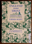 1937 England Under Trust by J. Dixon Scott Antique British History Book-1