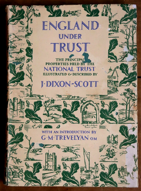1937 England Under Trust by J. Dixon Scott Antique British History Book