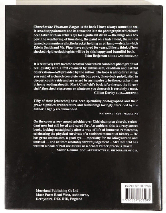 1989 Churches The Victorians Forgot British Architecture History Book