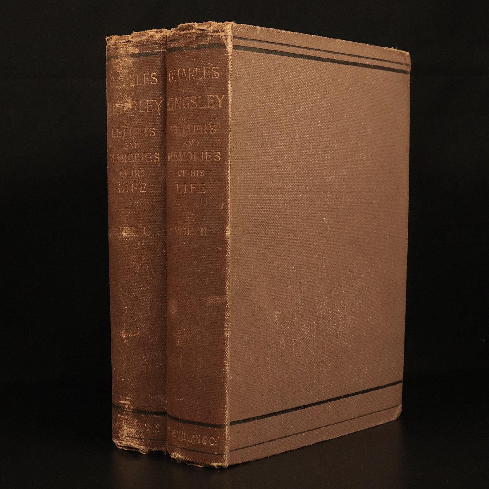 1891 Charles Kingsley Letters & Life British Religious History & Biography Books