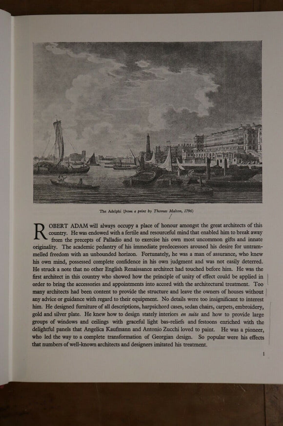 1959 Works In Architecture of R&J Adams Antique Architect Reference Book