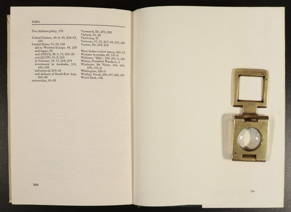 1970 Measure Of The Years by Robert Gordon Menzies Australian History Book